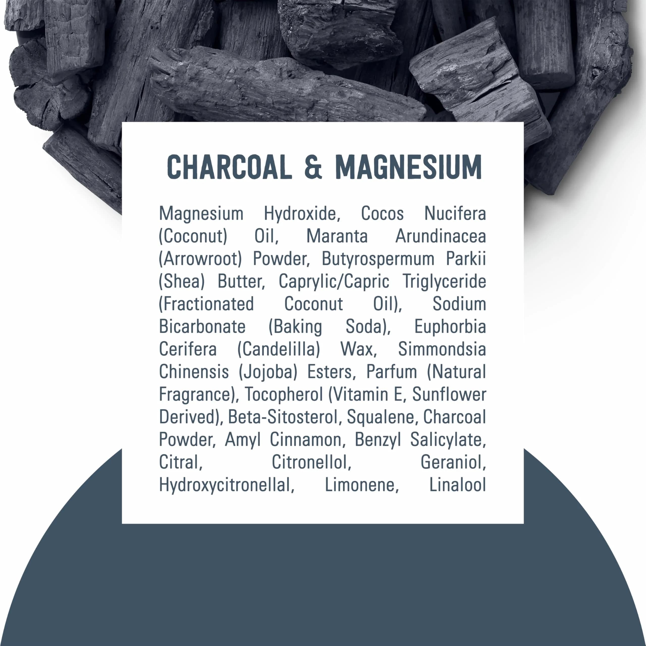 Schmidt's Natural Vegan Deodorant Charcoal & Magnesium Stick 2.6 oz (74g) | 24-Hour Odor Protection - view 7
