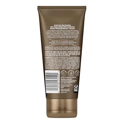 Jergens Natural Glow Instant Tanning Moisturizer Deep Bronze 30 Fl Oz (Pack of 5) | Streak-Free Color for Sun-Kissed Skin thumbnail 8