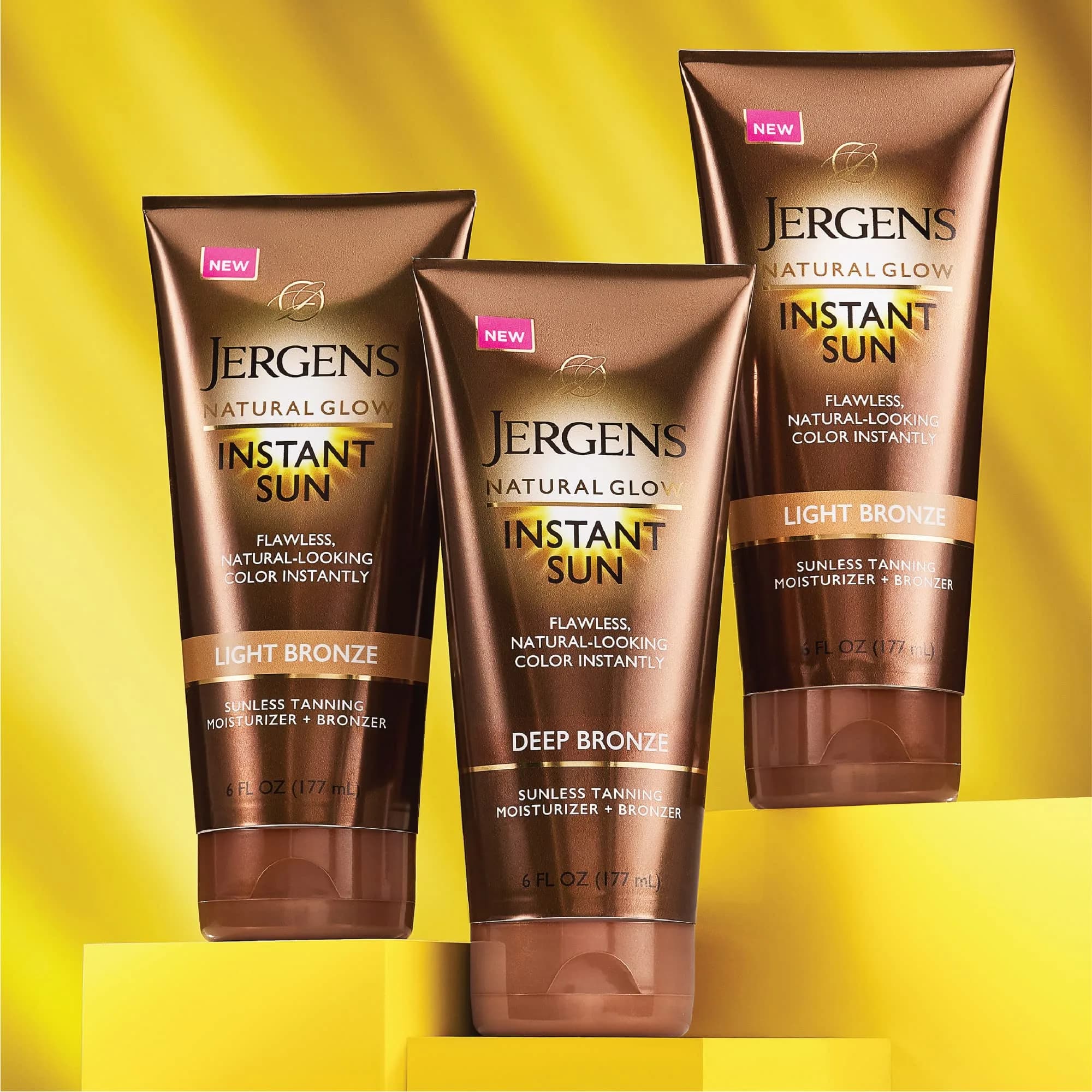 Jergens Natural Glow Instant Tanning Moisturizer Deep Bronze 30 Fl Oz (Pack of 5) | Streak-Free Color for Sun-Kissed Skin - view 9