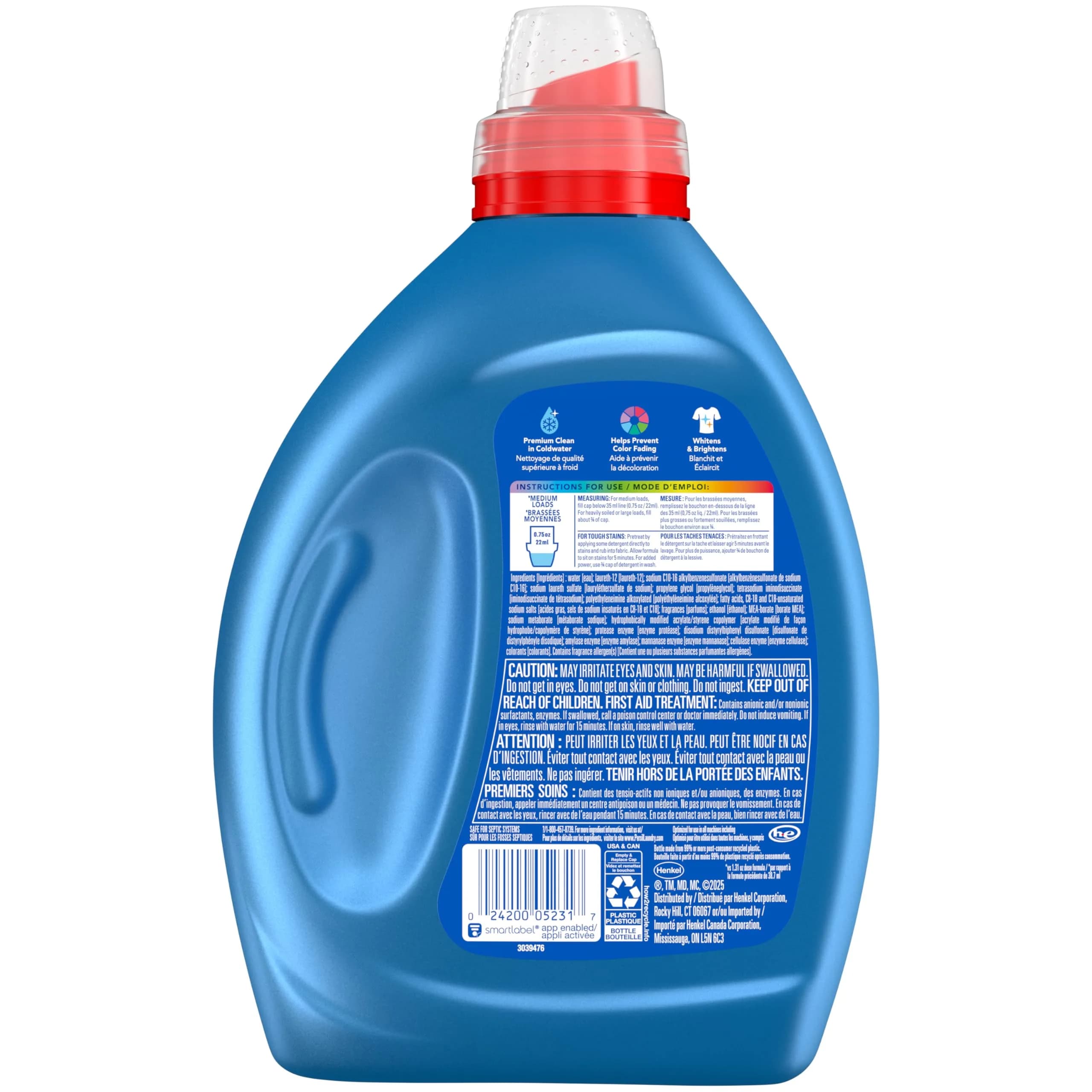 Persil Original Liquid Laundry Detergent 50 Fl Oz (Pack of 6) | Concentrated Formula for Deep Clean - view 7