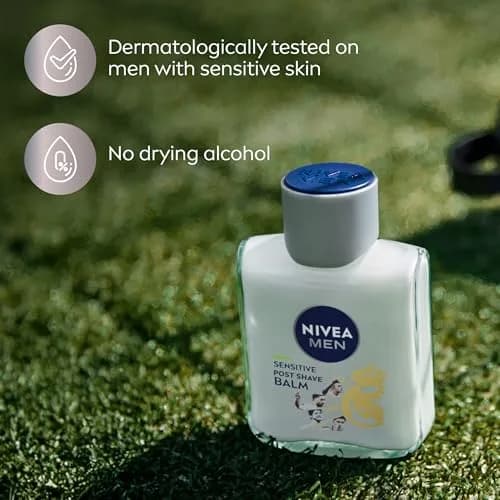 NIVEA MEN Sensitive Post Shave Balm, Alcohol-Free Soothing Moisturizer 296ml (3.3 Fl Oz) | Fights 5 Signs of Shave Irritation thumbnail 7