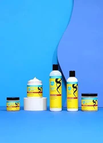 Curls Blueberry Bliss Super Hold Edge Control - 4 oz, Flake-Free Shine, Enriched w/Castor Oil, For Type 4 Hair, Pack of 6 thumbnail 3