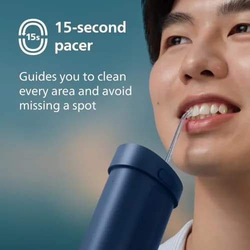 Philips Sonicare Compact Flosser 1000 Portable Water Flosser | 3 Modes for Effective Oral Care thumbnail 8