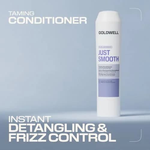 Goldwell Dualsenses Just Smooth Taming Conditioner 300ml | Frizz Control for Coarse, Thick Hair thumbnail 6