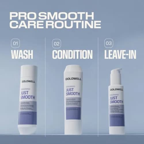 Goldwell Dualsenses Just Smooth Taming Conditioner 300ml | Frizz Control for Coarse, Thick Hair thumbnail 7