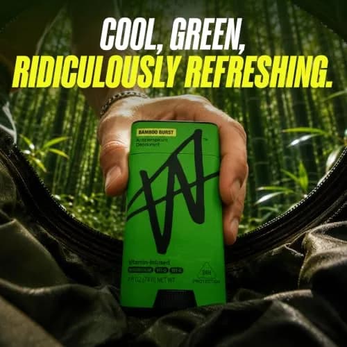 W by Jake Paul Men's Antiperspirant 2.6 oz | 24 Hour Sweat & Odor Protection, Vitamin-Infused Formula, Bamboo Burst Scent thumbnail 4