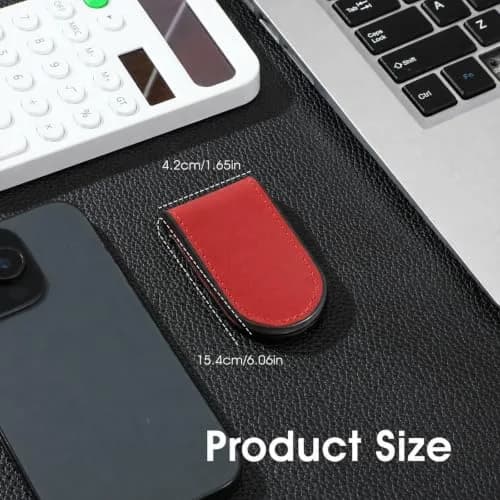 Hpmjz Slim Magnetic Money Clip | Compact Magnetic Wallet for Men thumbnail 2
