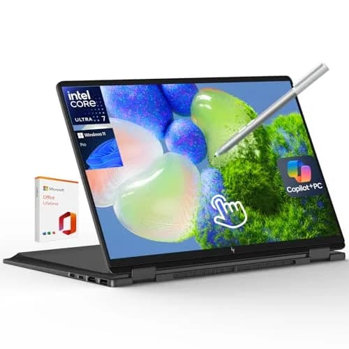HP OmniBook X Flip 2-in-1 16" 2K Touchscreen Laptop,Intel Ultra 7,Arc 140V | 360° Convertible, 16GB RAM, 1TB SSD thumbnail 1