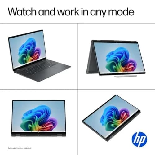 HP OmniBook X Flip 2-in-1 16" 2K Touchscreen Laptop,Intel Ultra 7,Arc 140V | 360° Convertible, 16GB RAM, 1TB SSD thumbnail 5