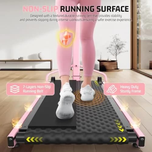 FUNMILY Manual Treadmill 20% Incline | Heavy Duty 500LBS Capacity, Compact & Foldable for Home & Outdoor Use thumbnail 4