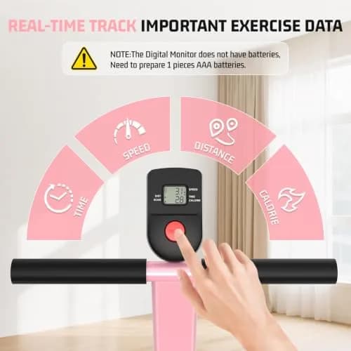 FUNMILY Manual Treadmill 20% Incline | Heavy Duty 500LBS Capacity, Compact & Foldable for Home & Outdoor Use thumbnail 5