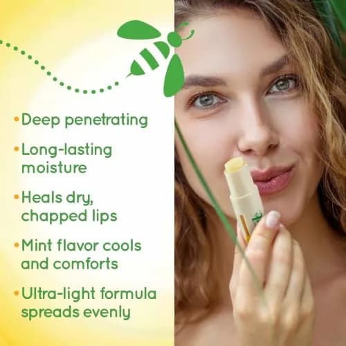 Lypsyl Hydrating Lip Balm with Original Mint Scent 0.10 Oz | Long-Lasting Moisture & Refreshing Flavor thumbnail 2