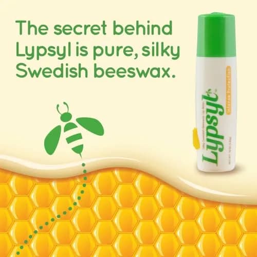 Lypsyl Hydrating Lip Balm with Original Mint Scent 0.10 Oz | Long-Lasting Moisture & Refreshing Flavor thumbnail 3