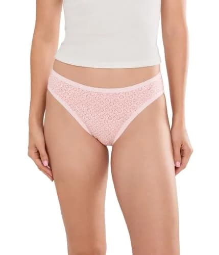 Pact Womens Everyday Classic Fit Bikini 5-Pack First Light Small | Organic Cotton, Full Coverage, Mid Rise thumbnail 2