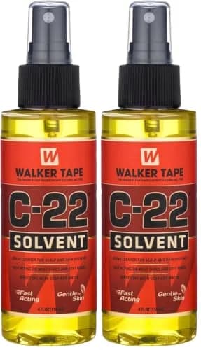 Walker Tape C-22 Solvent Spray 4 oz Pack of 2 | Fast-Acting Adhesive Remover for Wig Tape & Extensions thumbnail 1