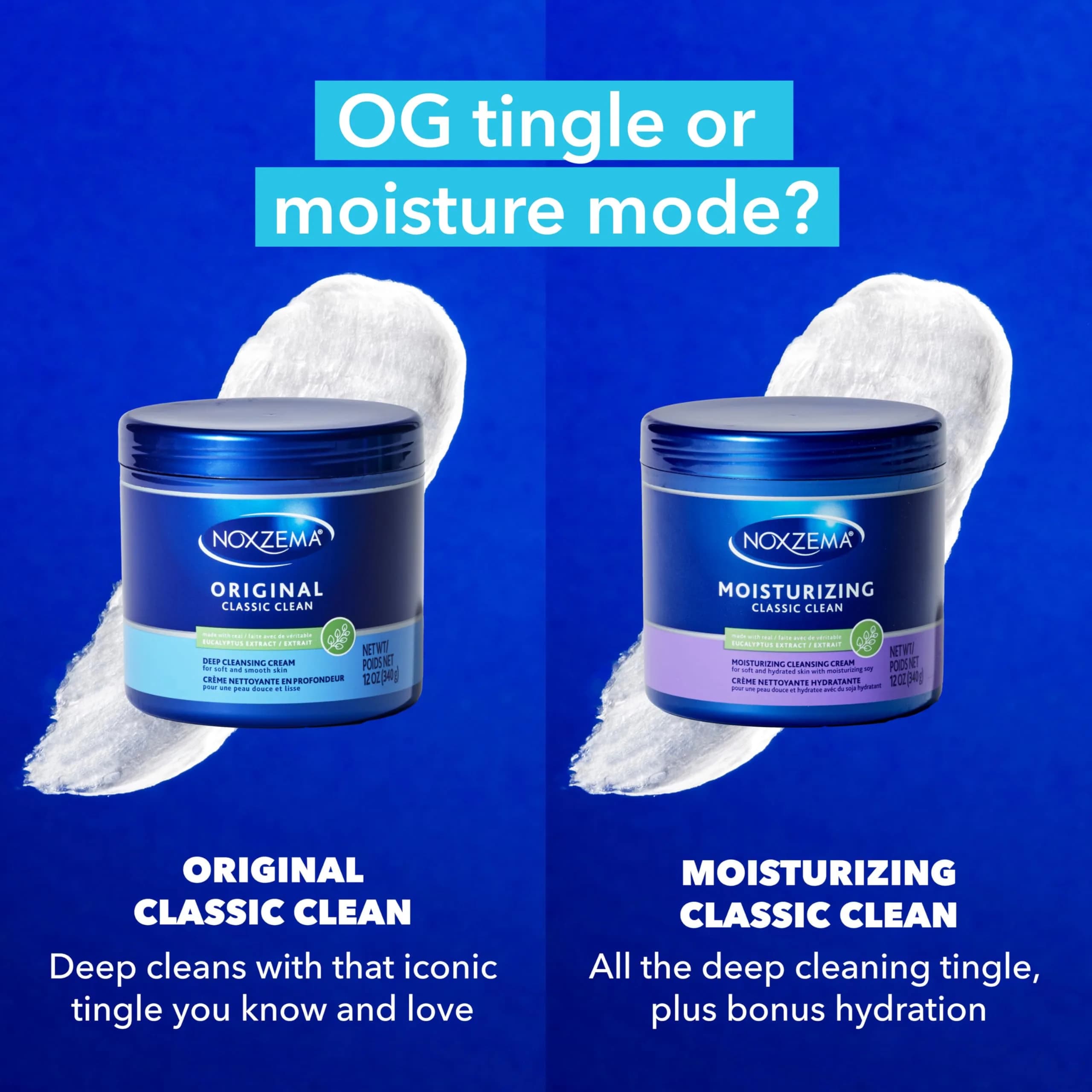 Noxzema Classic Clean Cream, Original Deep Cleansing 710ml (24 Fl Oz) | Dermatologist Tested - view 9