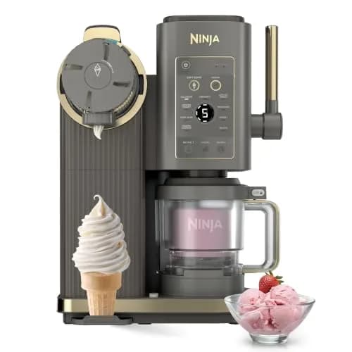 Ninja Creami NC701BR 13-in-1 Ice Cream & Soft Serve Maker, 10.2 L (2.7 Gal) Capacity | Customizable Frozen Treats thumbnail 1