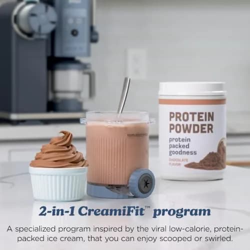 Ninja Creami Scoop & Swirl 13-in-1 Ice Cream and Soft Serve Maker NC701BL, 17.52 in (44.5 cm) Height | 13 Programs for Custom Frozen Treats thumbnail 8