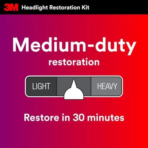 3M Headlight Restoration Kit with Trizact Sanding Discs, 2 Pack | Restores Hazy & Yellowed Plastic Lenses thumbnail 5