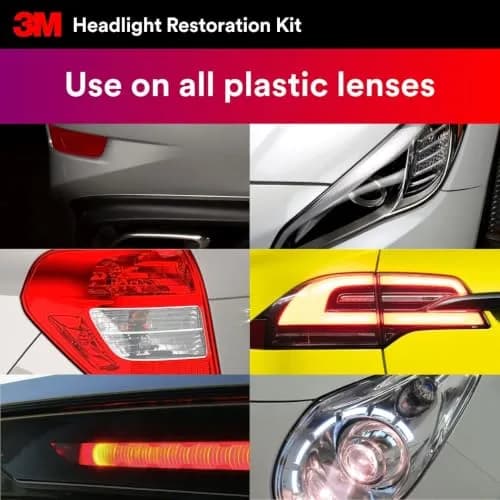 3M Headlight Restoration Kit with Trizact Sanding Discs, 2 Pack | Restores Hazy & Yellowed Plastic Lenses thumbnail 2