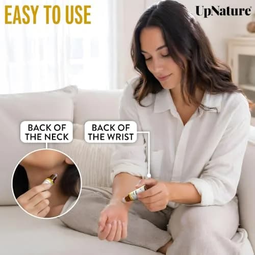 UpNature Frankincense Essential Oil Roll On 9.75ml (0.33 Fl Oz) | Pure Oil for Face & Skin thumbnail 5