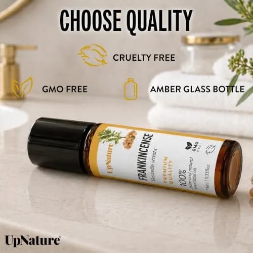 UpNature Frankincense Essential Oil Roll On 9.75ml (0.33 Fl Oz) | Pure Oil for Face & Skin thumbnail 6
