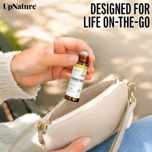 UpNature Frankincense Essential Oil Roll On 9.75ml (0.33 Fl Oz) | Pure Oil for Face & Skin thumbnail 4