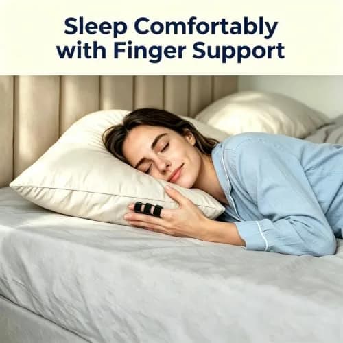 NSKONGDODO Trigger Finger Splint and Ice Pack | Arthritis & Pain Relief for Fingers thumbnail 6