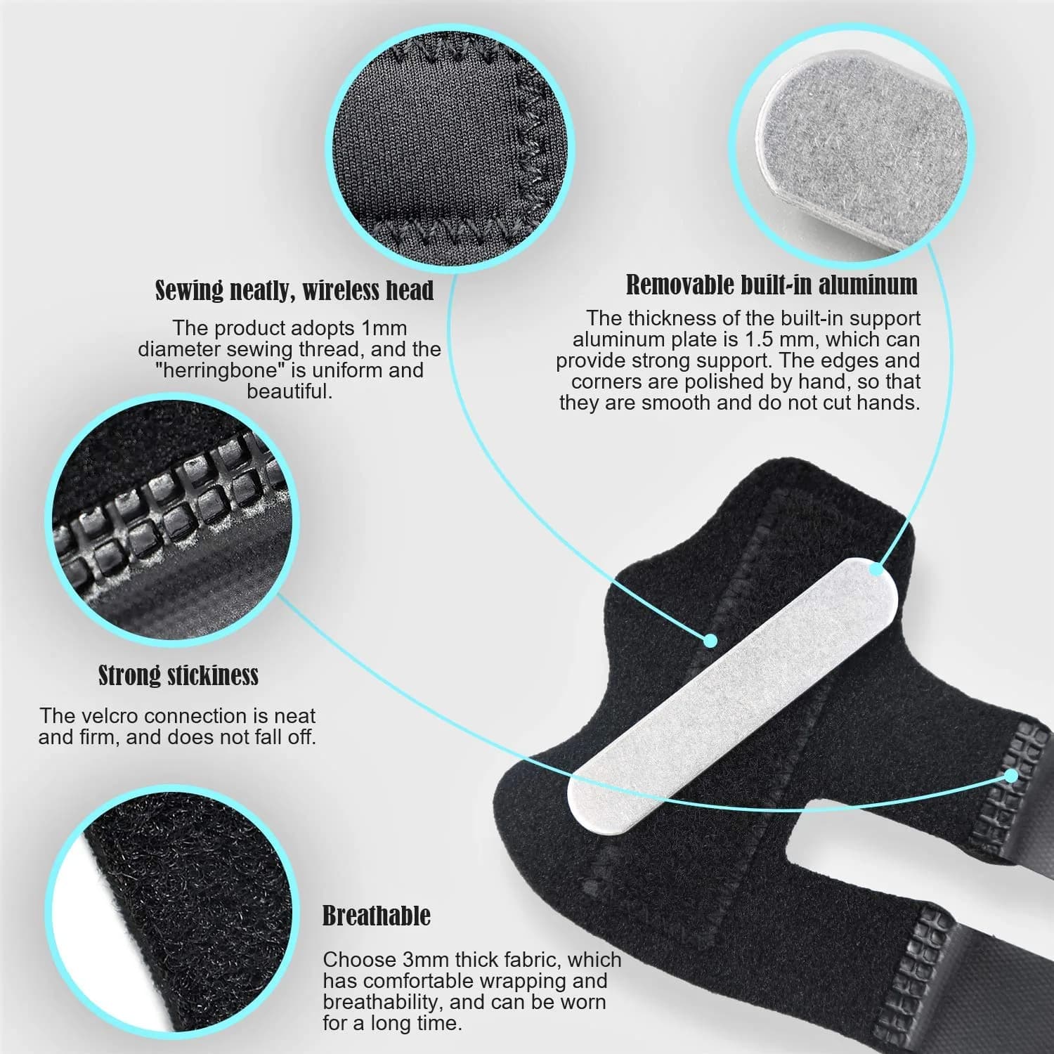 NSKONGDODO Trigger Finger Splint and Ice Pack | Arthritis & Pain Relief for Fingers thumbnail 3