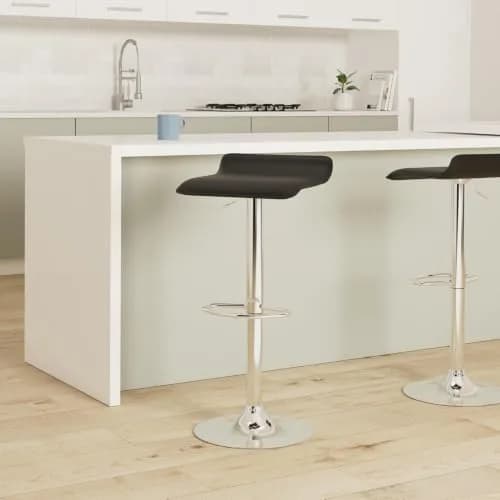 NAFORT Adjustable Swivel Bar Stools Set of 6 | Height-Adjustable PU Leather Seating (70-120c) thumbnail 2