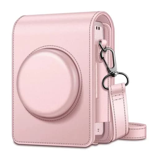 FINTIE Camera Case for Fujifilm Instax Mini EVO Camera with Strap | Vegan Leather Protective Cover thumbnail 1