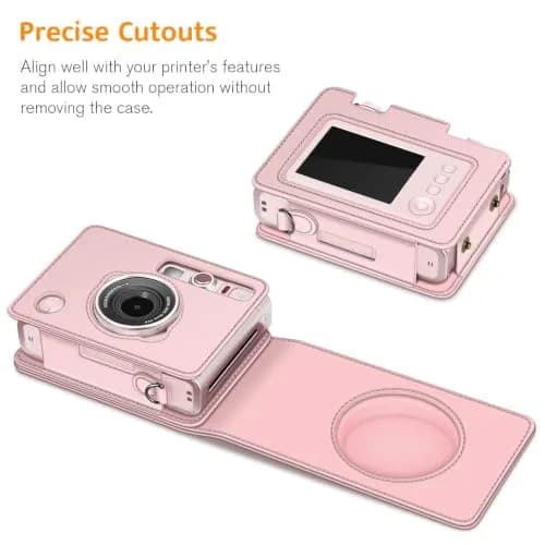 FINTIE Camera Case for Fujifilm Instax Mini EVO Camera with Strap | Vegan Leather Protective Cover thumbnail 4