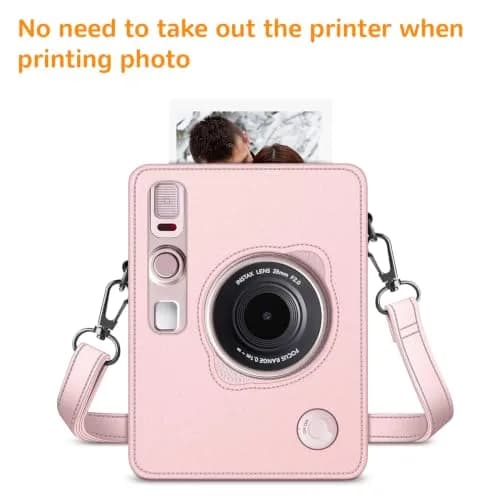 FINTIE Camera Case for Fujifilm Instax Mini EVO Camera with Strap | Vegan Leather Protective Cover thumbnail 5