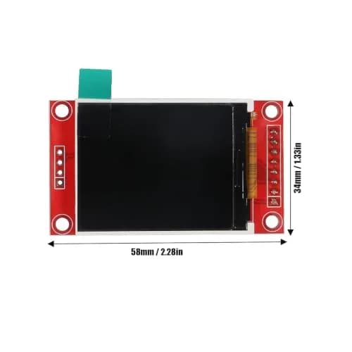 DIANN 1.8" SPI TFT LCD Display Screen Module ST7735 128×160 TFT LCD Shield 3.3V 5.5V | Rich Colors & Durable thumbnail 4