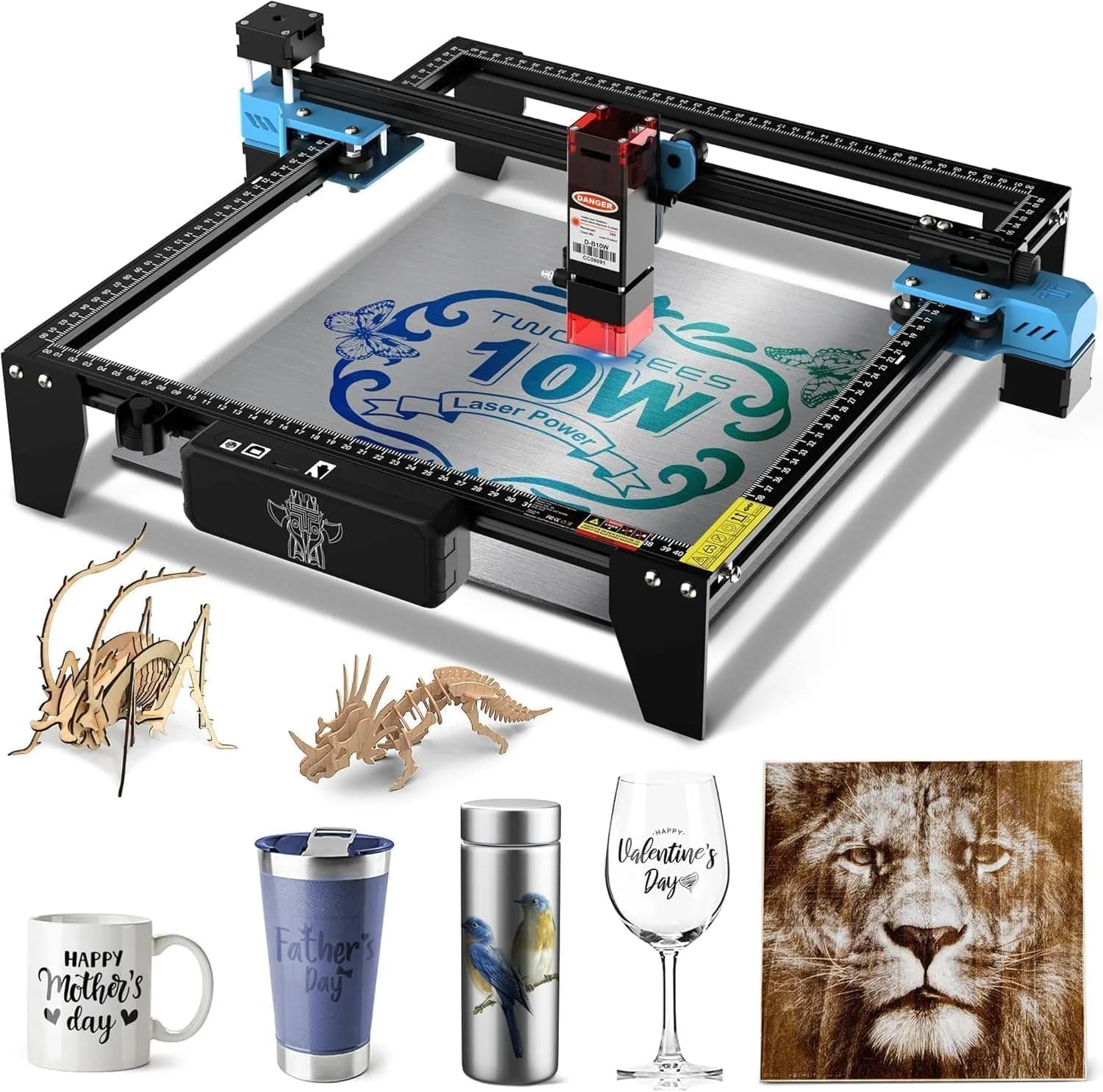 Twotrees TTS-10 Pro Laser Engraver 10W | High Precision Desktop Engraving Machine
