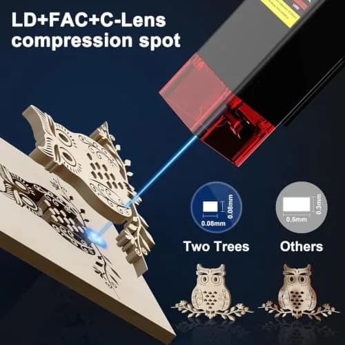 Twotrees TTS-10 Pro Laser Engraver 10W | High Precision Desktop Engraving Machine thumbnail 4
