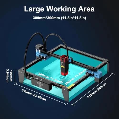 Twotrees TTS-10 Pro Laser Engraver 10W | High Precision Desktop Engraving Machine thumbnail 7
