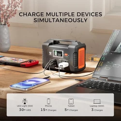 FF FLASHFISH Solar Generator 151Wh | 100W Solar Panel for Home & Camping thumbnail 4