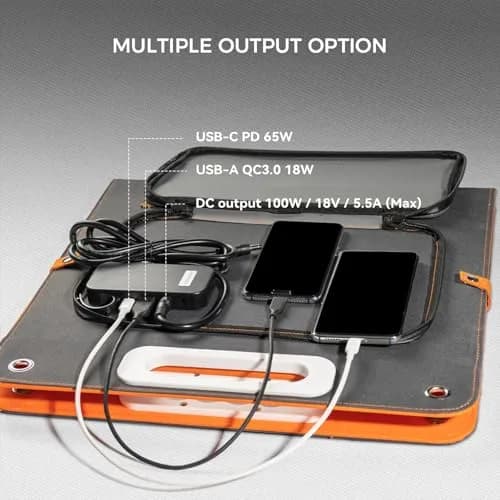 FF FLASHFISH Solar Generator 151Wh | 100W Solar Panel for Home & Camping thumbnail 6