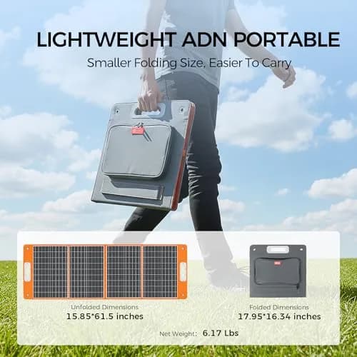 FF FLASHFISH Solar Generator 151Wh | 100W Solar Panel for Home & Camping thumbnail 7