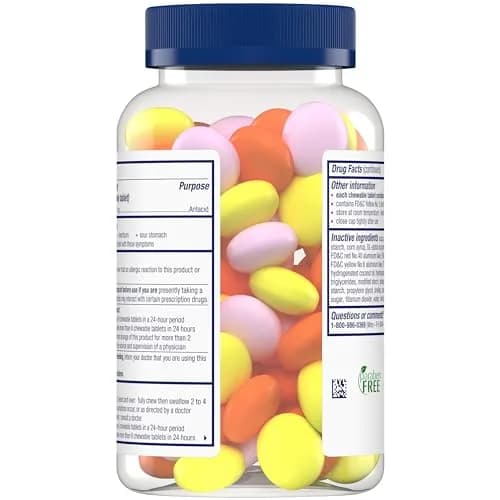 Alka-Seltzer Extra Strength Heartburn ReliefChews 200 Count | Fast Acid Indigestion Relief thumbnail 9