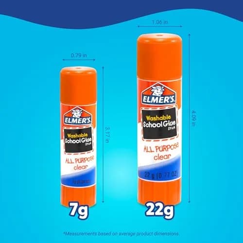 Elmer's All Purpose School Glue Sticks, 7g, Pack of 60, Acid-Free & Washable | Perfect for Paper & Crafts thumbnail 4