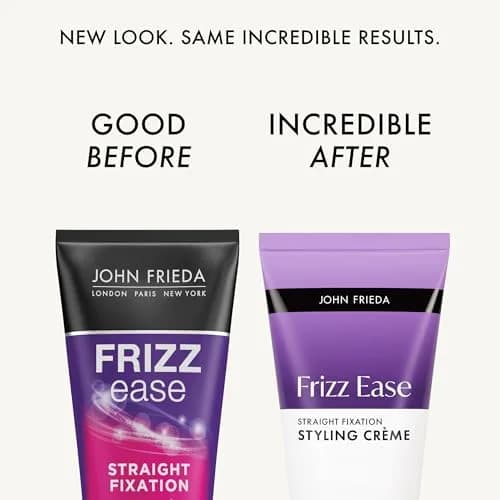 John Frieda Frizz Ease Straight Fixation Styling Creme, 30 Fl Oz (6 Pack) | Heat Protect & Frizz Control thumbnail 2