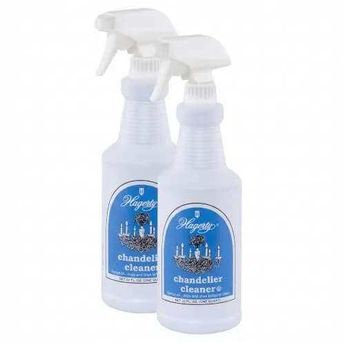 Hagerty Chandelier Cleaner - Spray On Crystal & Glass Cleaner, 32 Oz | Drip Dry No Wipe, Spray Range 25 Feet thumbnail 1