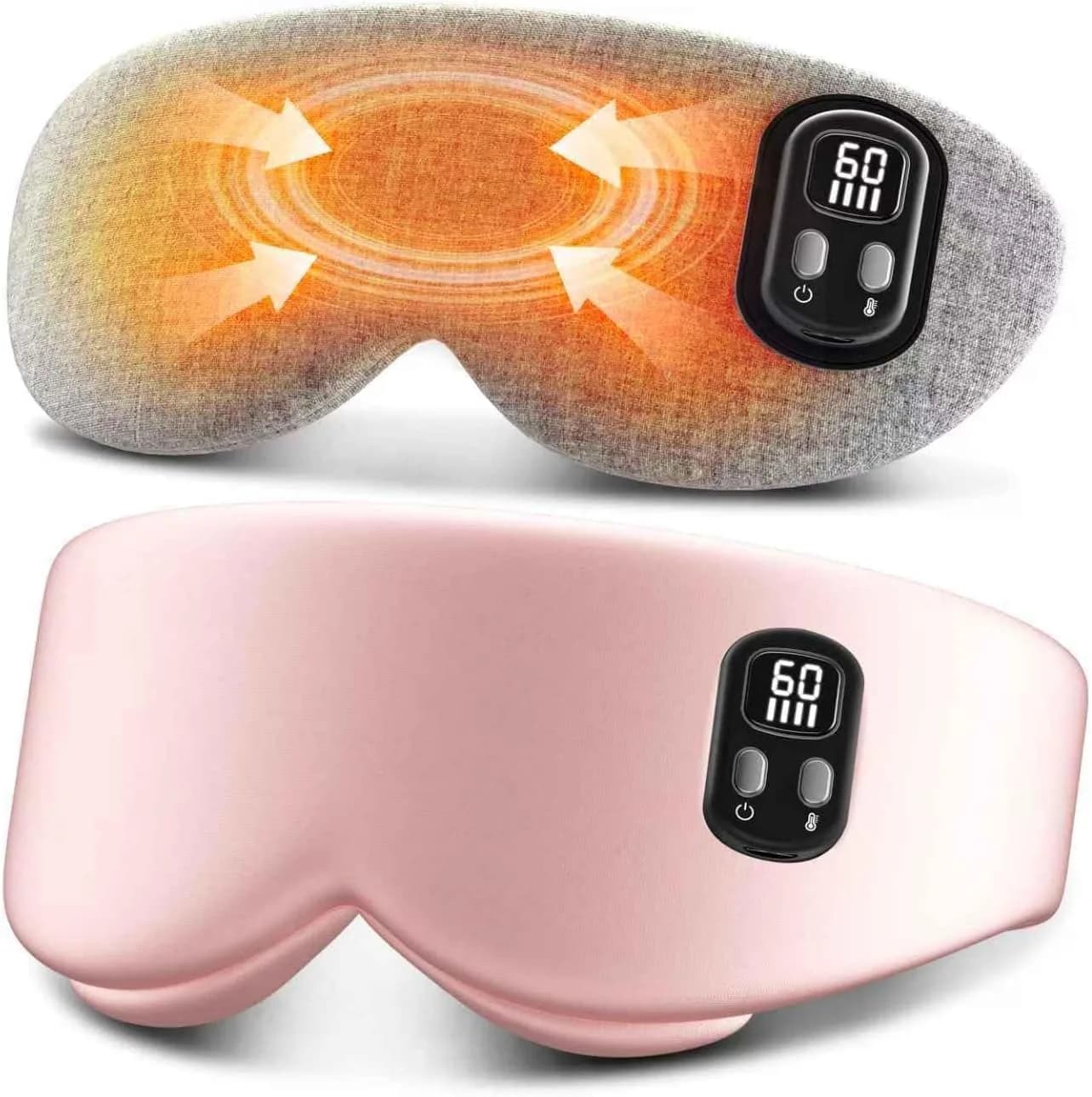 Anydance Cordless Heated Eye Mask 1 Count | 4 Temp Settings, Timed Shutdown, Travel Ready