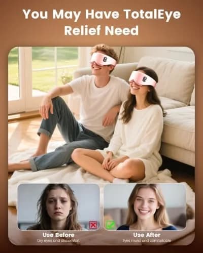 Anydance Cordless Heated Eye Mask 1 Count | 4 Temp Settings, Timed Shutdown, Travel Ready thumbnail 8