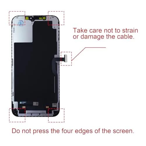 iGloFix 6.7" LCD Digitizer Assembly for iPhone 12 Pro Max | High-Resolution, Face ID Support thumbnail 2