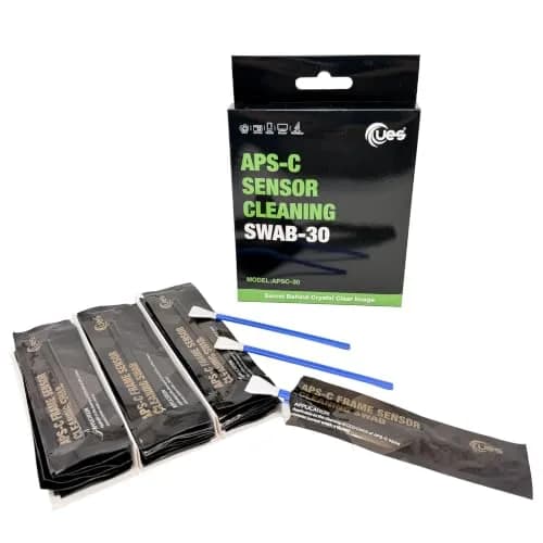 UES 16mm APS-C Camera Sensor Cleaning Swabs, 30 Pack Dry Swab Refill Kit | Lint-Free Microfiber for DSLR/Mirrorless thumbnail 1