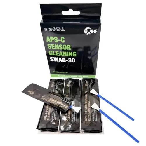 UES 16mm APS-C Camera Sensor Cleaning Swabs, 30 Pack Dry Swab Refill Kit | Lint-Free Microfiber for DSLR/Mirrorless thumbnail 7