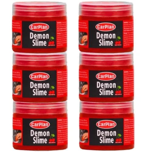 CarPlan Demon Slime Car Interior Cleaner Gel, 5.6 Oz (Pack of 6) | Residue-Free Dust & Dirt Removal thumbnail 1